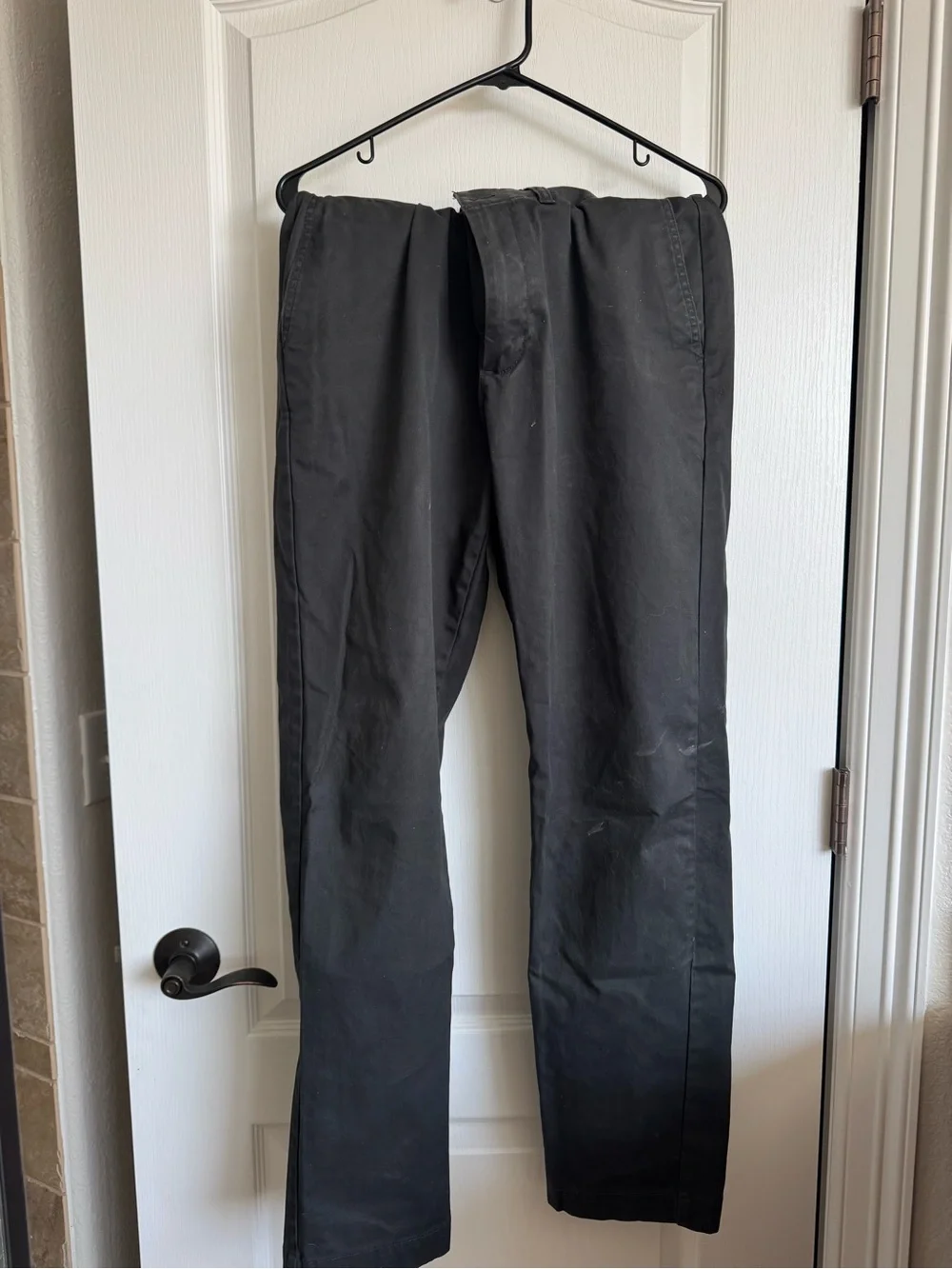 Banana Republic Men's Charcoal Gray Chino Pants